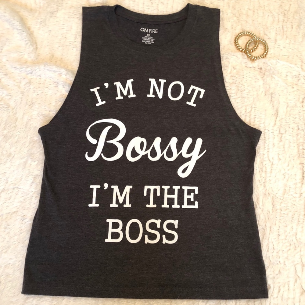 Graphic Boy Friend Tank Top